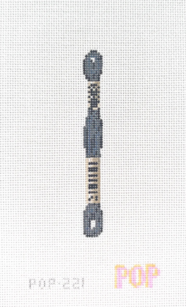 Floss- Black Needlepoint Canvas