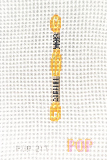 Translation missing: en.Floss- Yellow Needlepoint Canvas