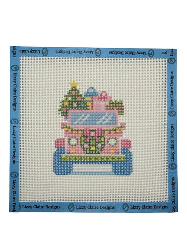 Translation missing: en.Happy Neighborhood SUV Needlepoint Canvas