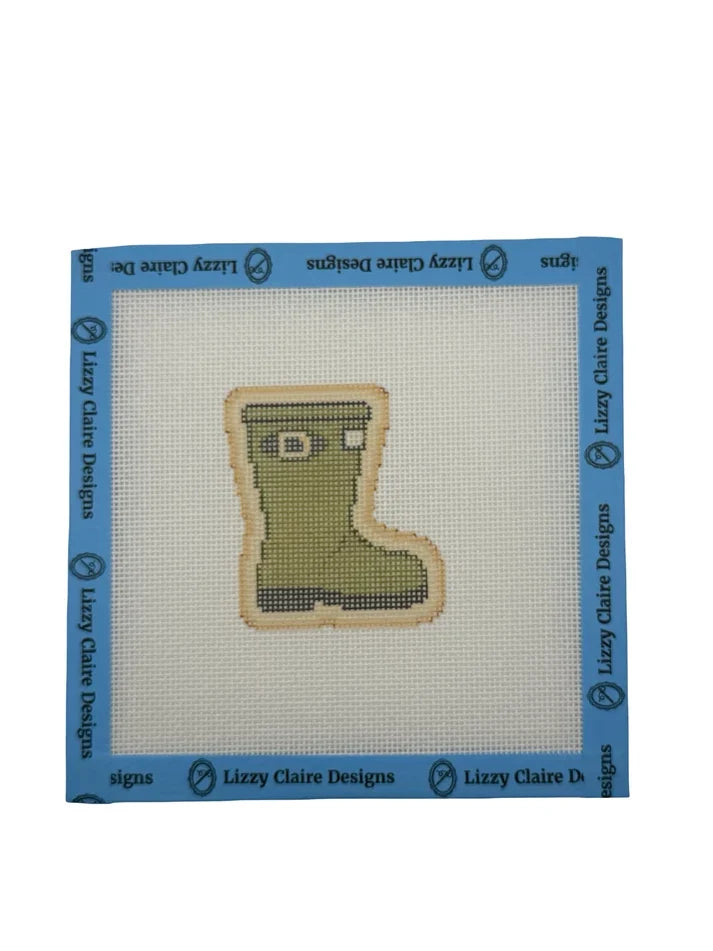 Rainboot Needlepoint Canvas