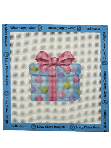 Translation missing: en.Happy Birthday Present Needlepoint Canvas