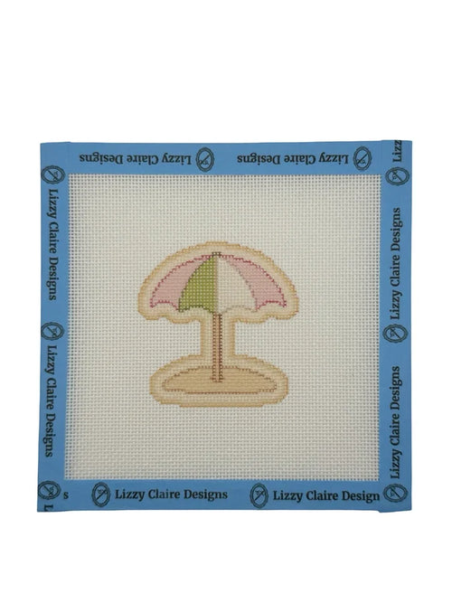 Beach Umbrella Needlepoint Canvas