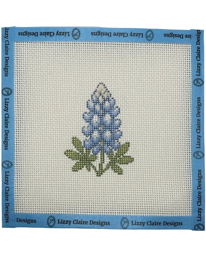 Lone Star Bluebonnet Needlepoint Canvas