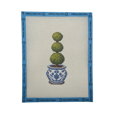 Translation missing: en.Chinoiserie Topiary Needlepoint Canvas