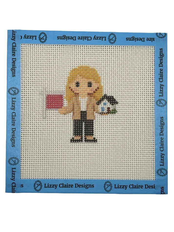 Realtor Lizzy Claire Needlepoint Canvas