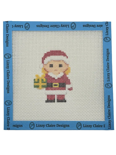 Translation missing: en.Santa Lizzy Claire Needlepoint Canvas