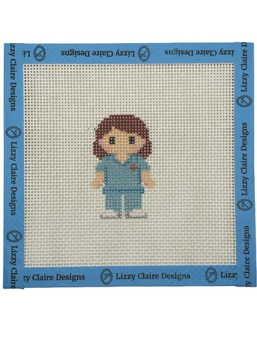 Translation missing: en.Nurse Lizzy Claire Needlepoint Canvas