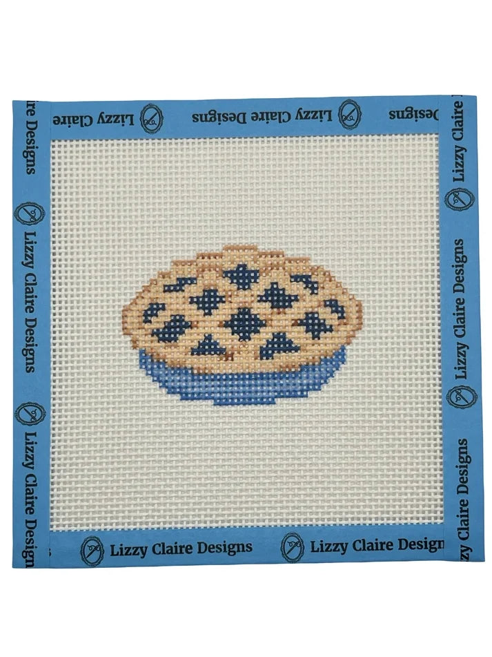 Blueberry Pie Needlepoint Canvas
