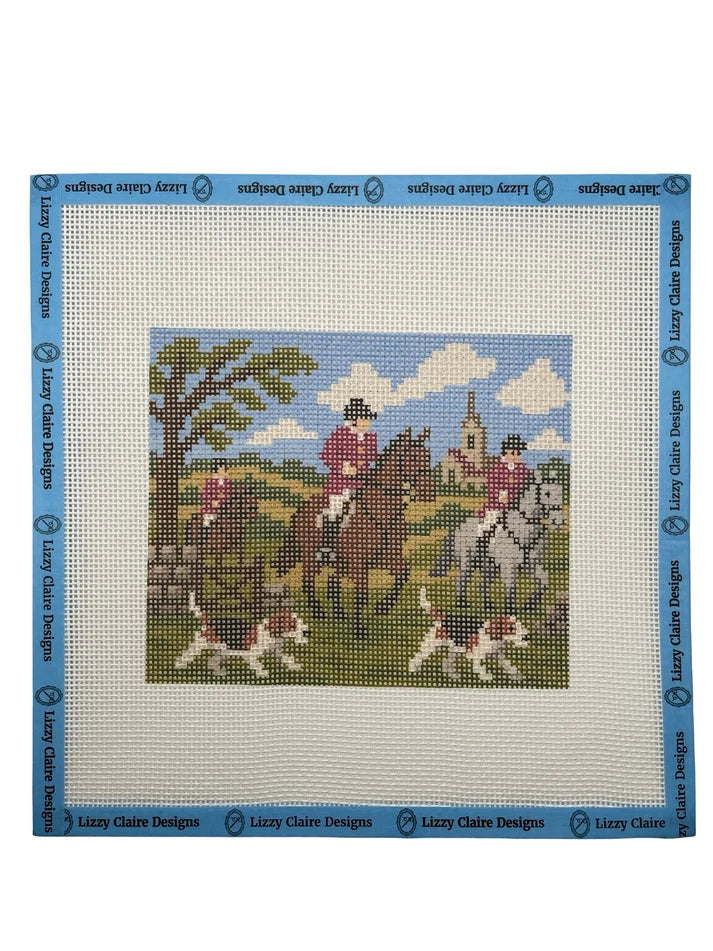 English Hunting Needlepoint Canvas