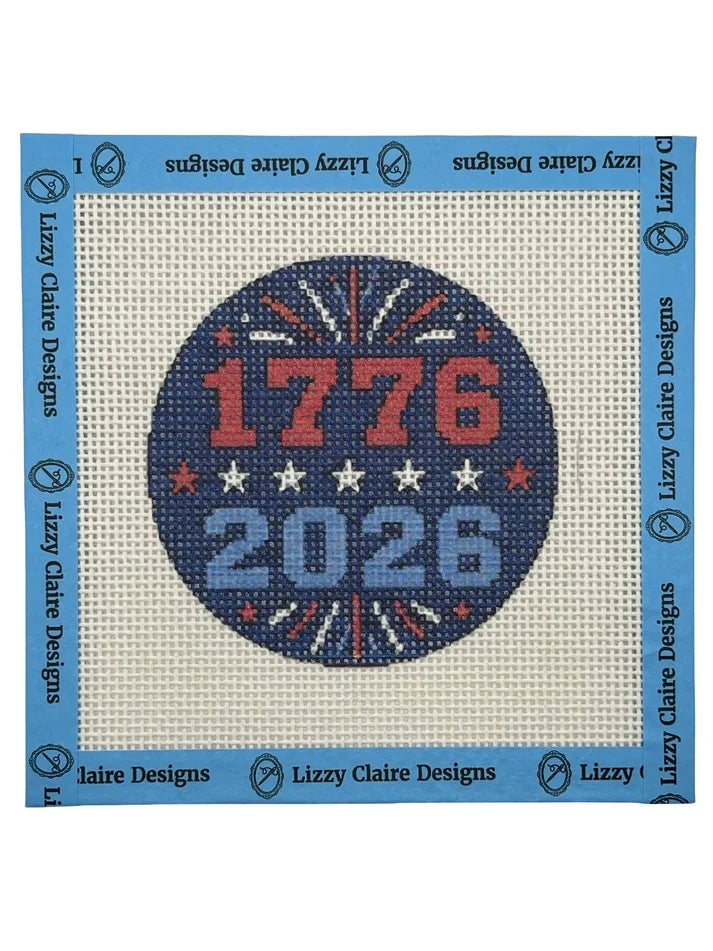 1776-2026 Patriotic Needlepoint Canvas