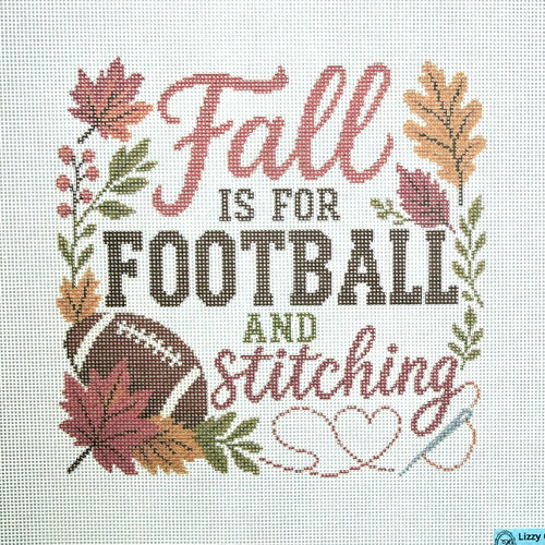 Fall is for Football & Stitching Canvas