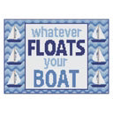Whatever Floats Your Boat Needlepoint Canvas