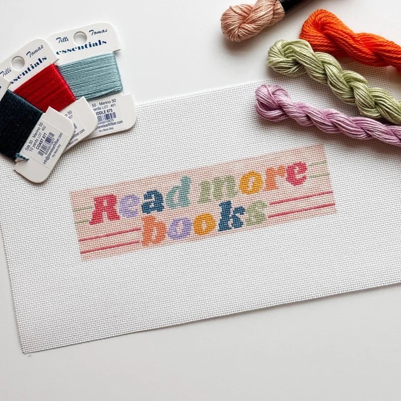 Read More Books Needlepoint Canvas