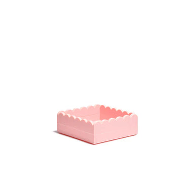 Translation missing: en.Penny Linn Scallop Acrylic Tray- 5" Square