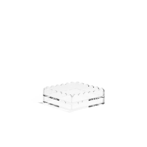 Penny Linn Scallop Acrylic Tray- 5" Square