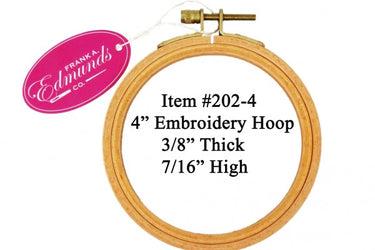 Translation missing: en.F.A. Edmunds Beechwood Embroidery Hoops