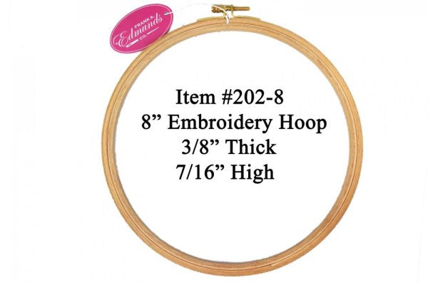F.A. Edmunds Beechwood Embroidery Hoops