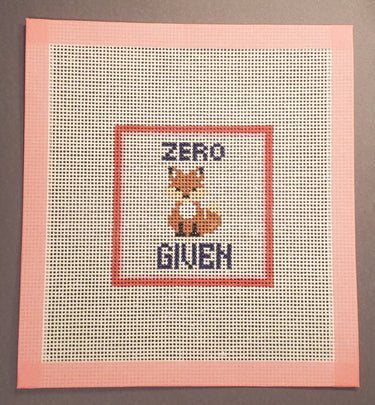 Translation missing: en.Subversive Zero Fox Given Needlepoint Canvas