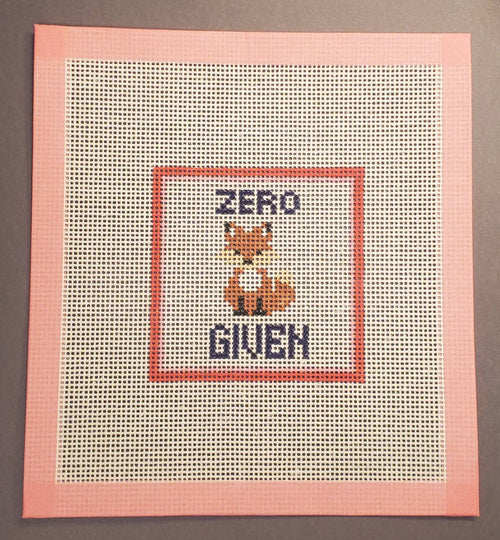 Subversive Zero Fox Given Needlepoint Canvas