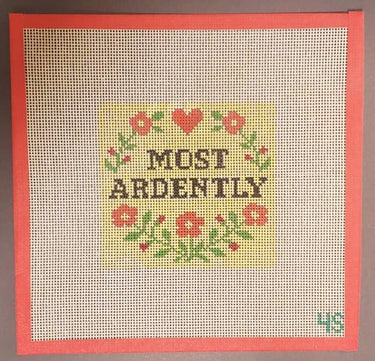 Translation missing: en.Pride Prejudice Most Ardently Needlepoint Canvas