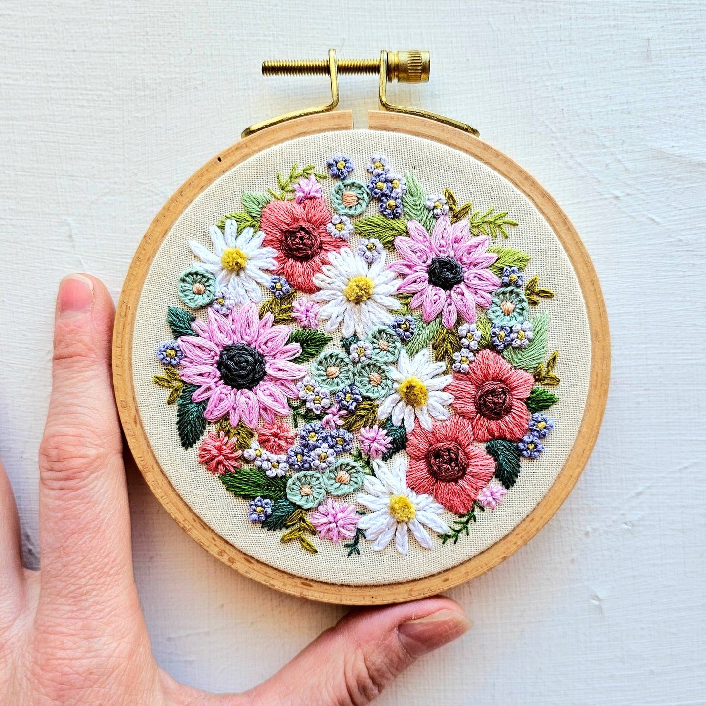 Wildflower Embroidery Kit by Jessica Long