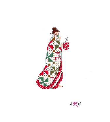 Translation missing: en.Quilt XMas Bru Needlepoint Canvas
