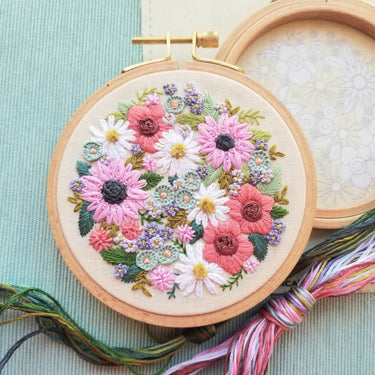 Translation missing: en.Wildflower Embroidery Kit by Jessica Long