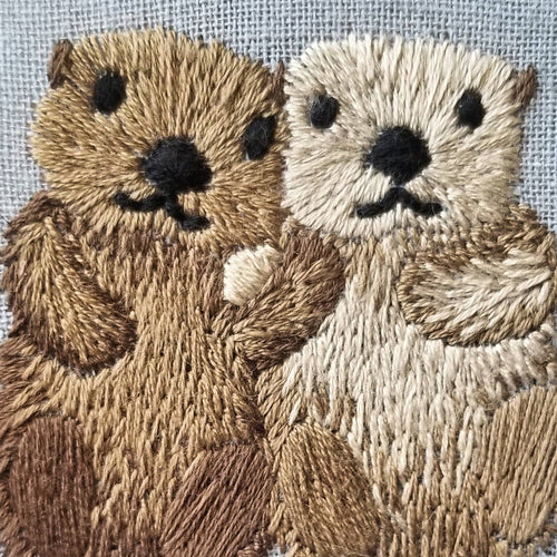 Otterly Adorable Embroidery Kit by Jessica Long