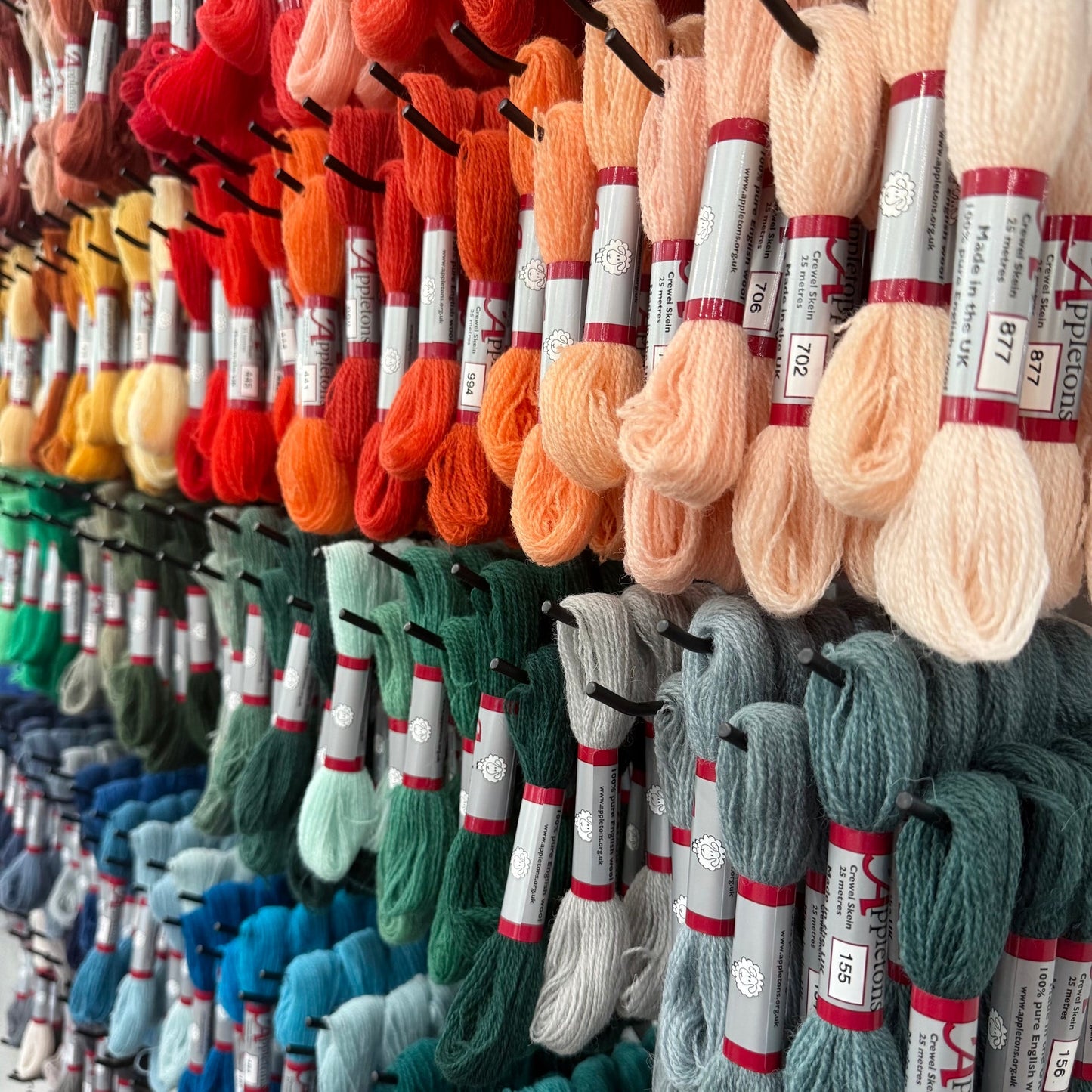 Appletons 2 Ply Crewel Wool Skeins: Colors 958-998
