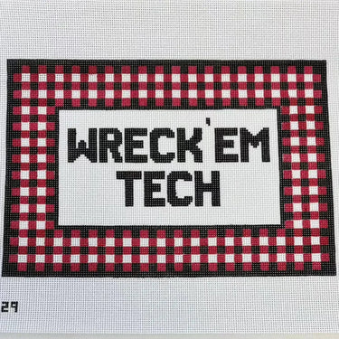 Translation missing: en.Wreck'em Tech (Texas Tech) Canvas by Perrin Gentry