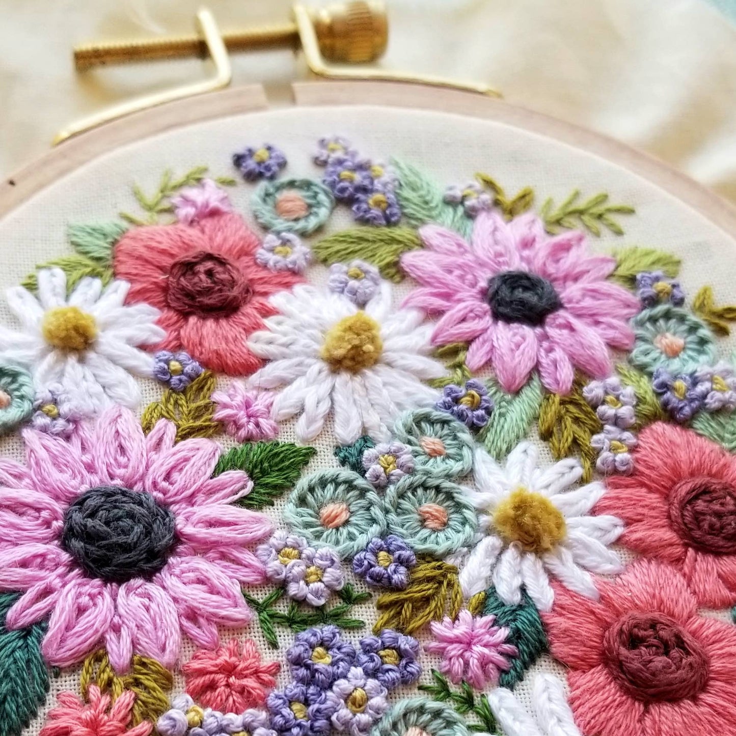 Wildflower Embroidery Kit by Jessica Long