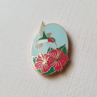 Translation missing: en.Hummingbird Enamel Needle Minder