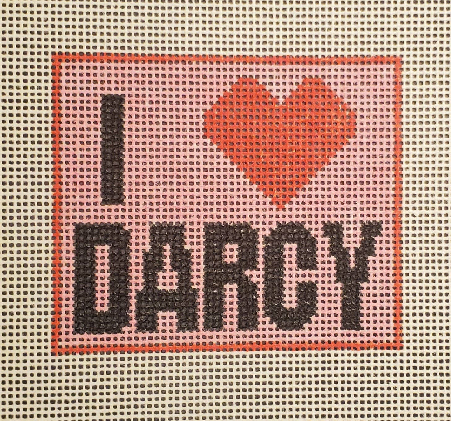 Pride and Prejudice Darcy Needlepoint Canvas