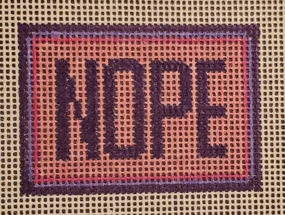 NOPE Mood Needlepoint Canvas