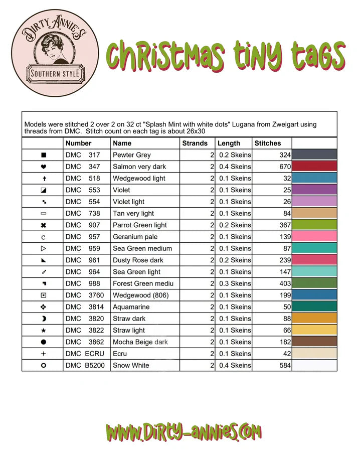 Christmas Tiny Tags