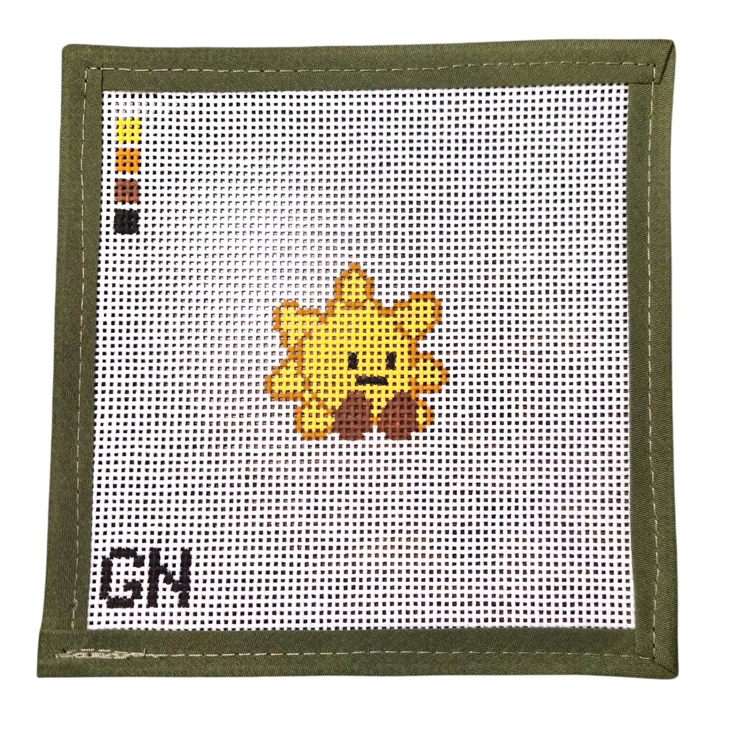 Mini Happy Sun Needlepoint Canvas