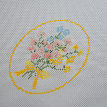 Translation missing: en.Spring Floral Cameo Hand Painted Needlepoint Canvas