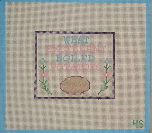 Pride Prejudice What Excellent Boiled Needlepoint Canvas