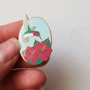 Translation missing: en.Hummingbird Enamel Needle Minder